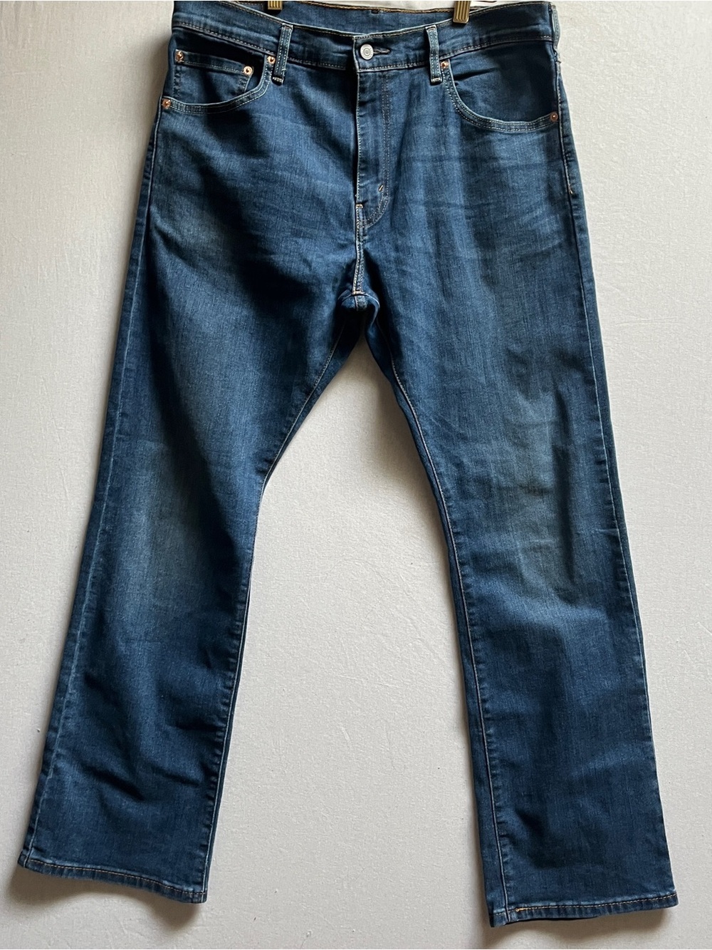 Levi's 517 Men's Dark Blue Straight Leg Denim Jeans Classic Fit Sz 34
